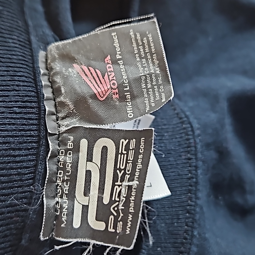 Goldwing logo, L, long sleeve black t-shirt, honda licensed product - Picture 7 of 7